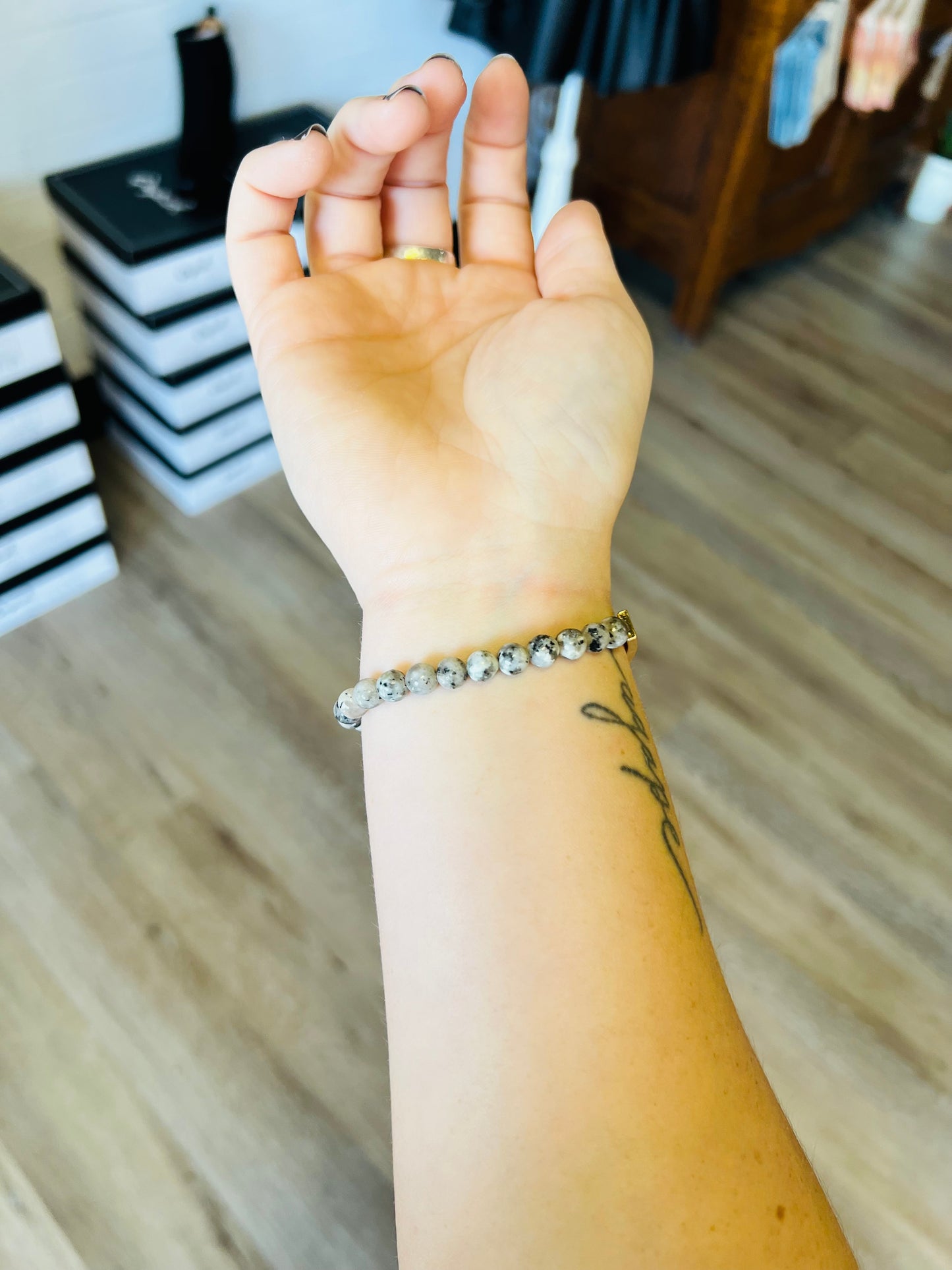 Stretch Stone Beads Bracelet