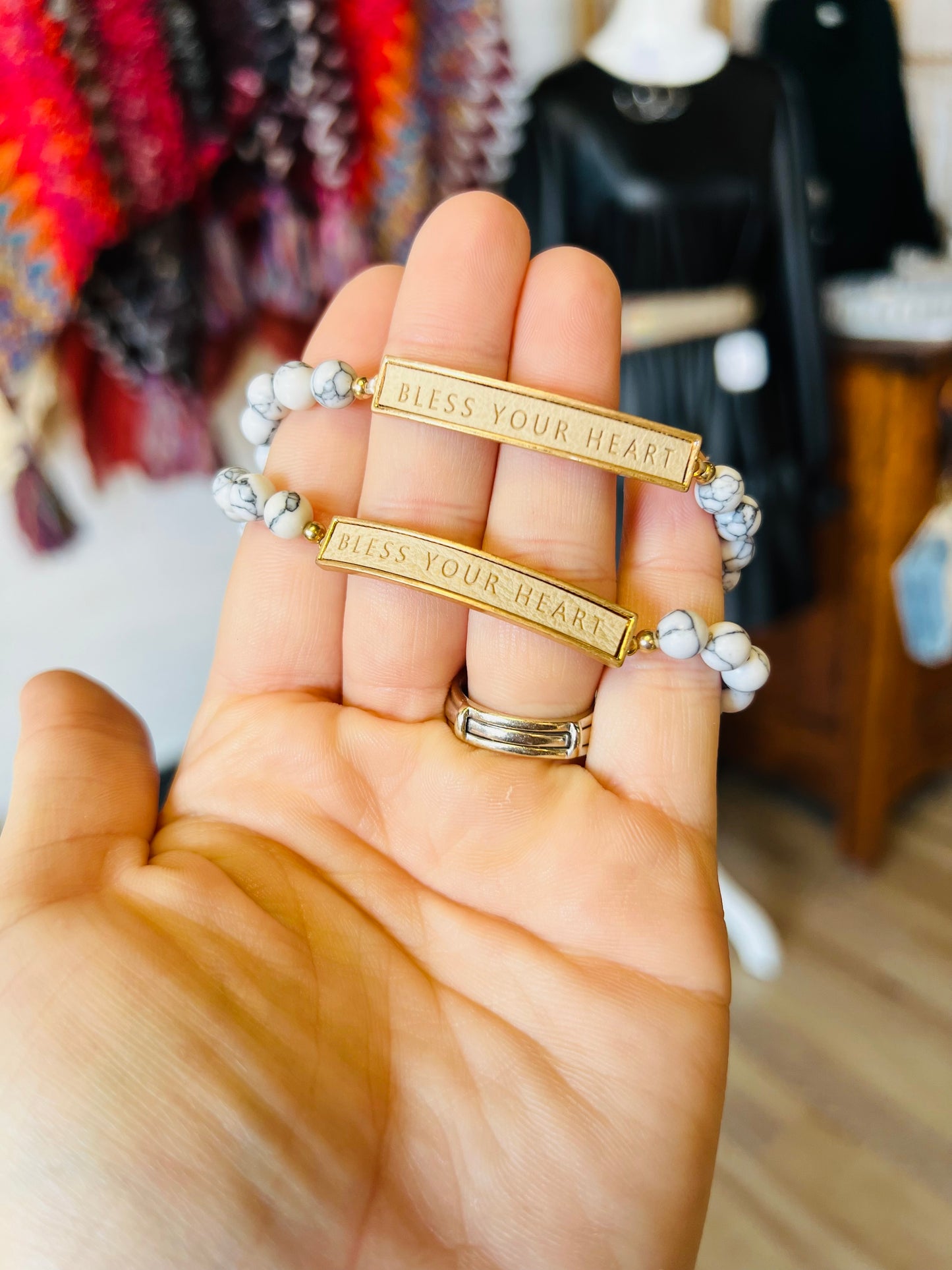 Stretch Stone Beads Bracelet