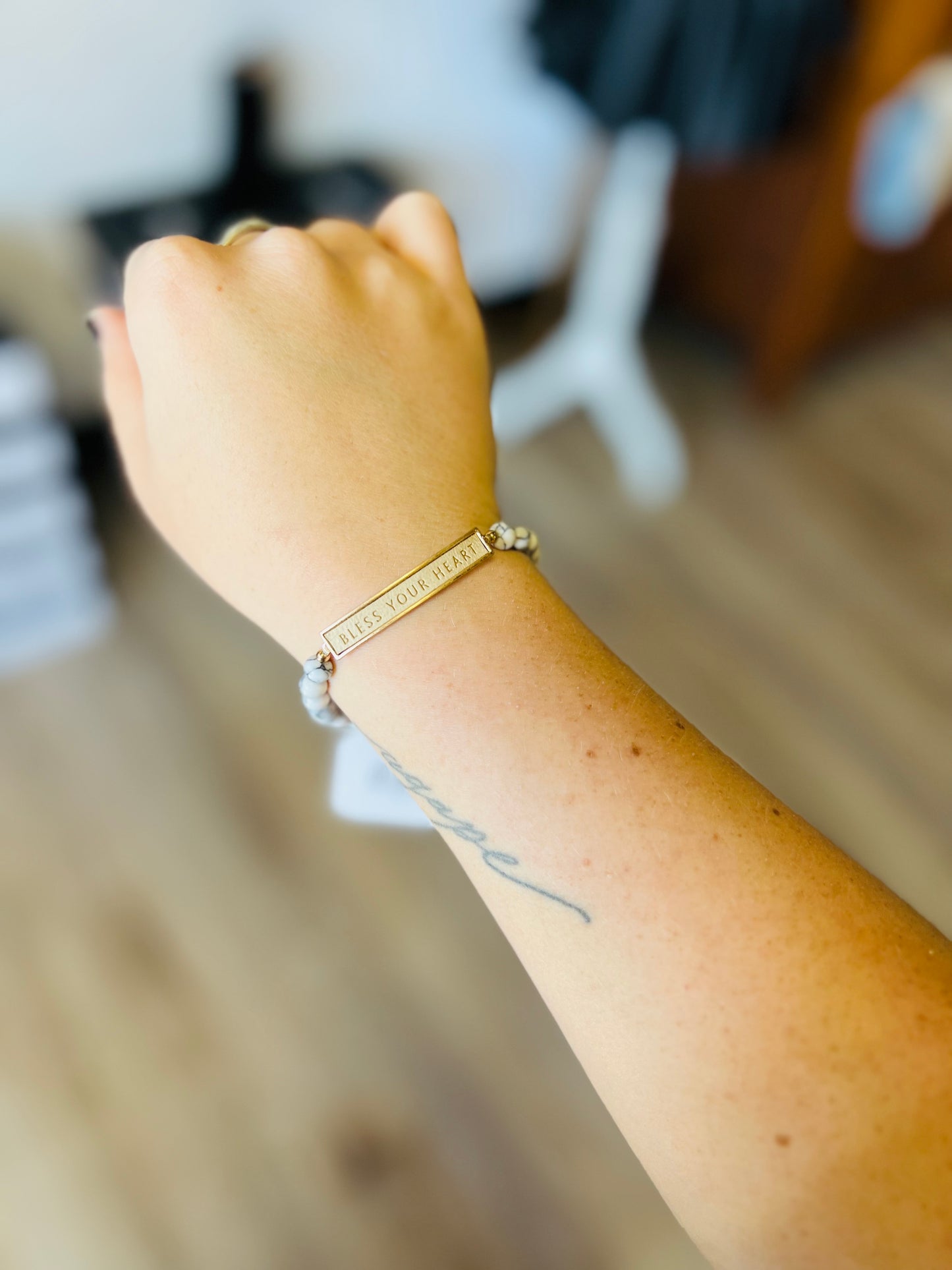Stretch Stone Beads Bracelet