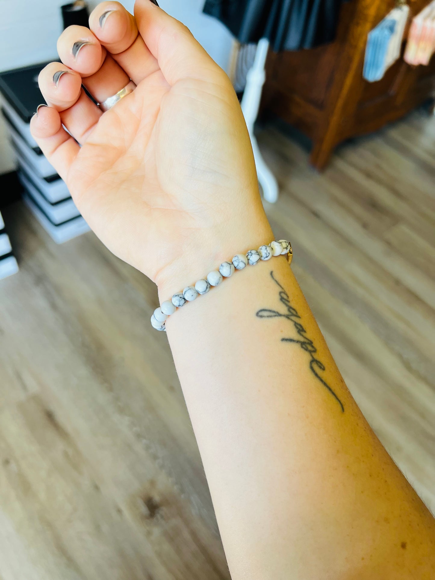 Stretch Stone Beads Bracelet
