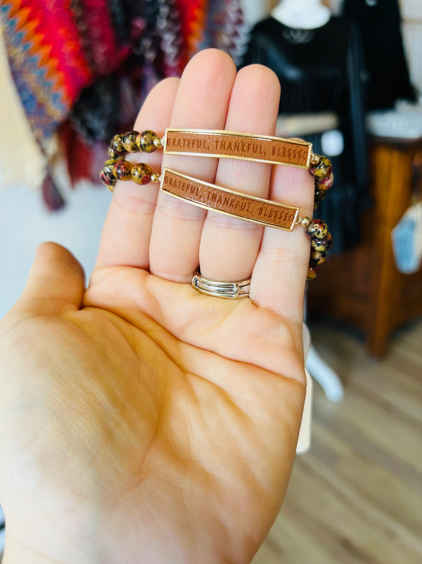 Stretch Stone Beads Bracelet