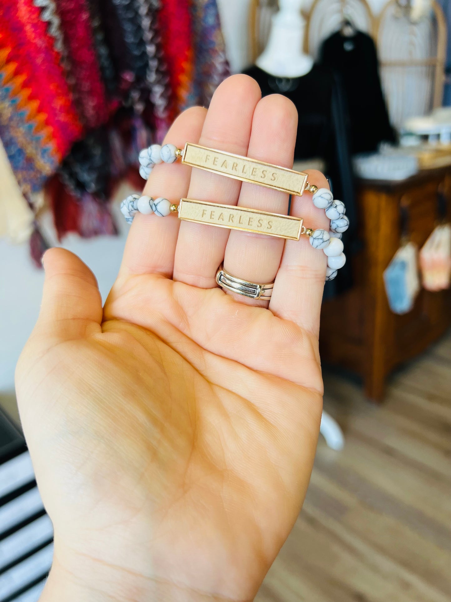 Stretch Stone Beads Bracelet