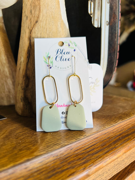 Falling Colors Polymar Clay Earrings