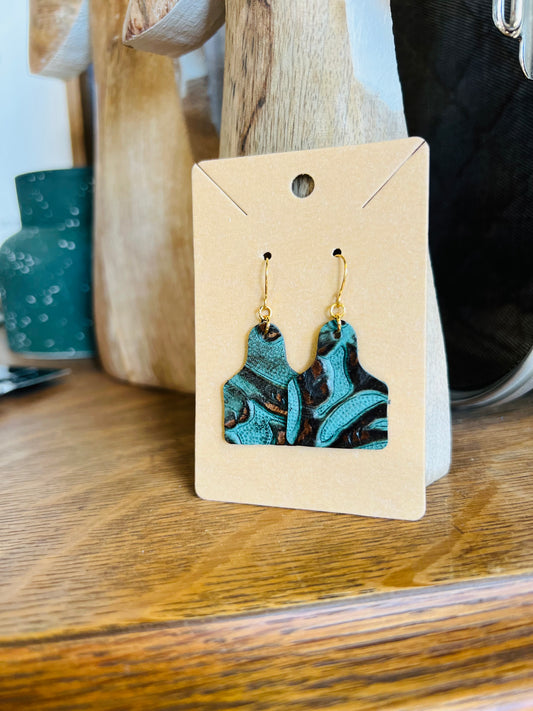 Small Cattle Tag Earrings