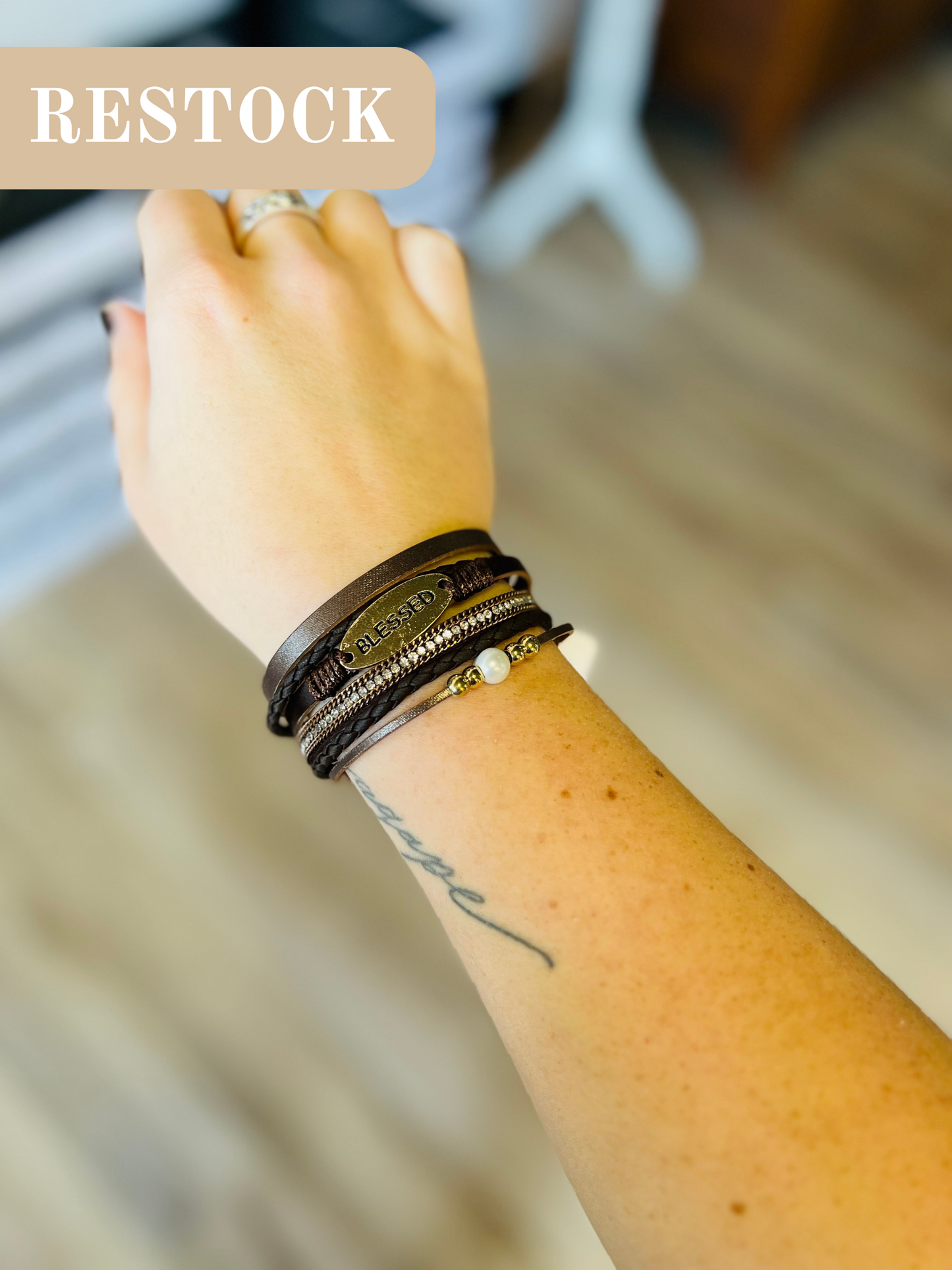 Inspirational Multi Strand Bracelet