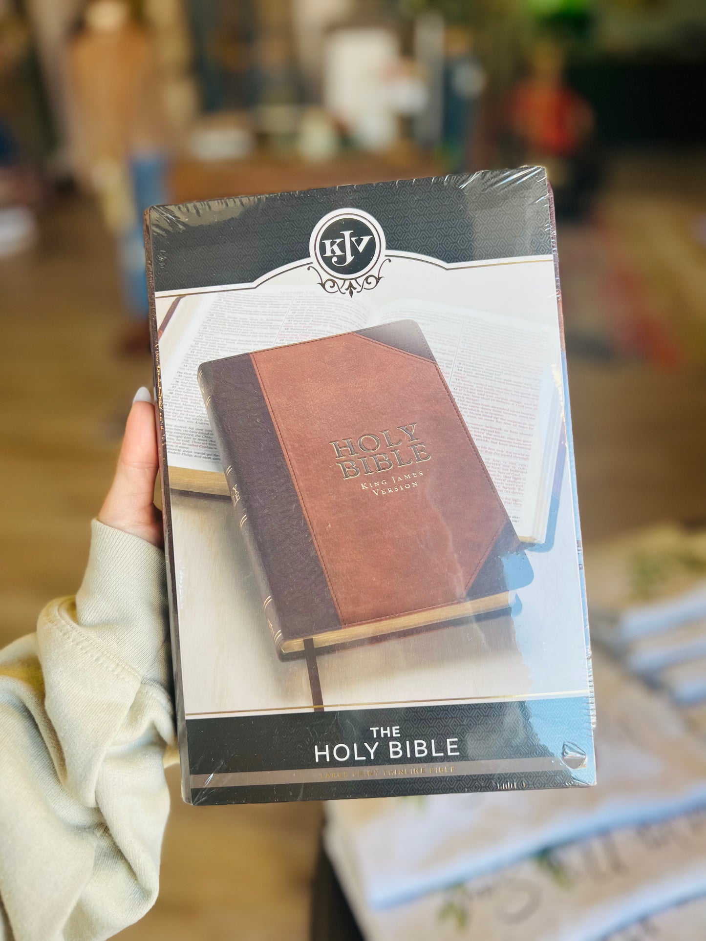 Brown Faux Leather Large Print | KJV Bible