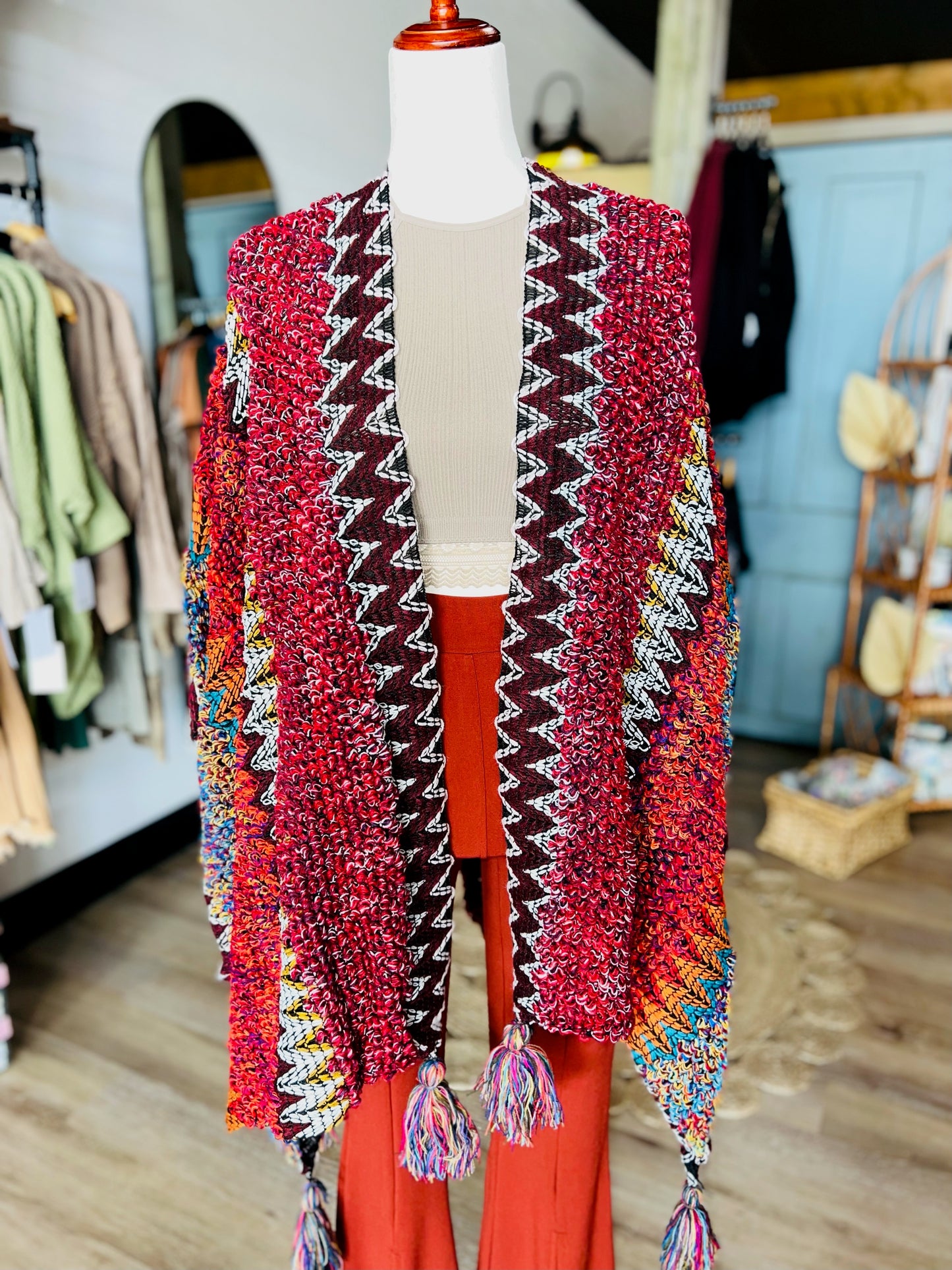 Coat of Many Colors | Maroon