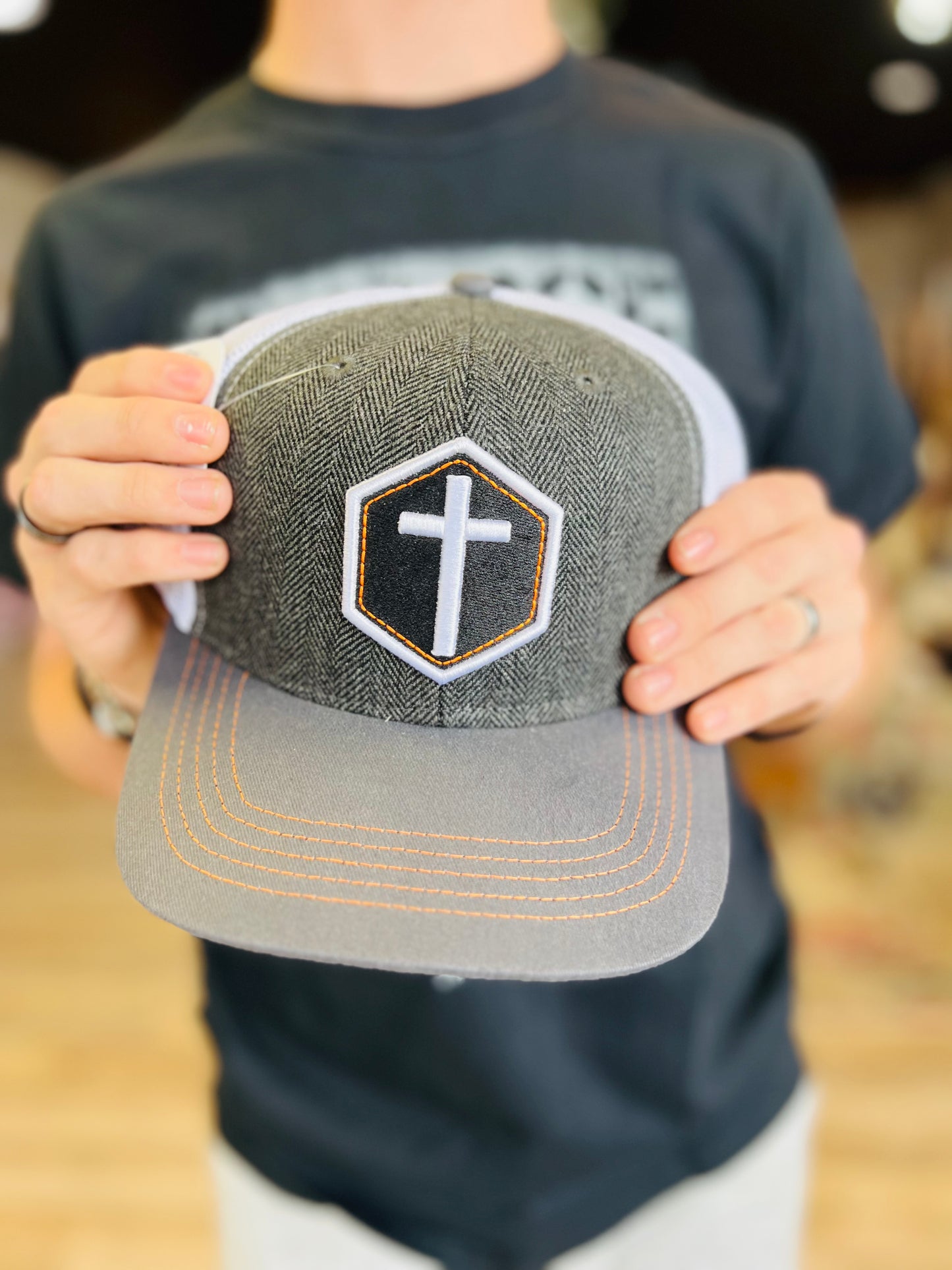 Mens Cross Hat