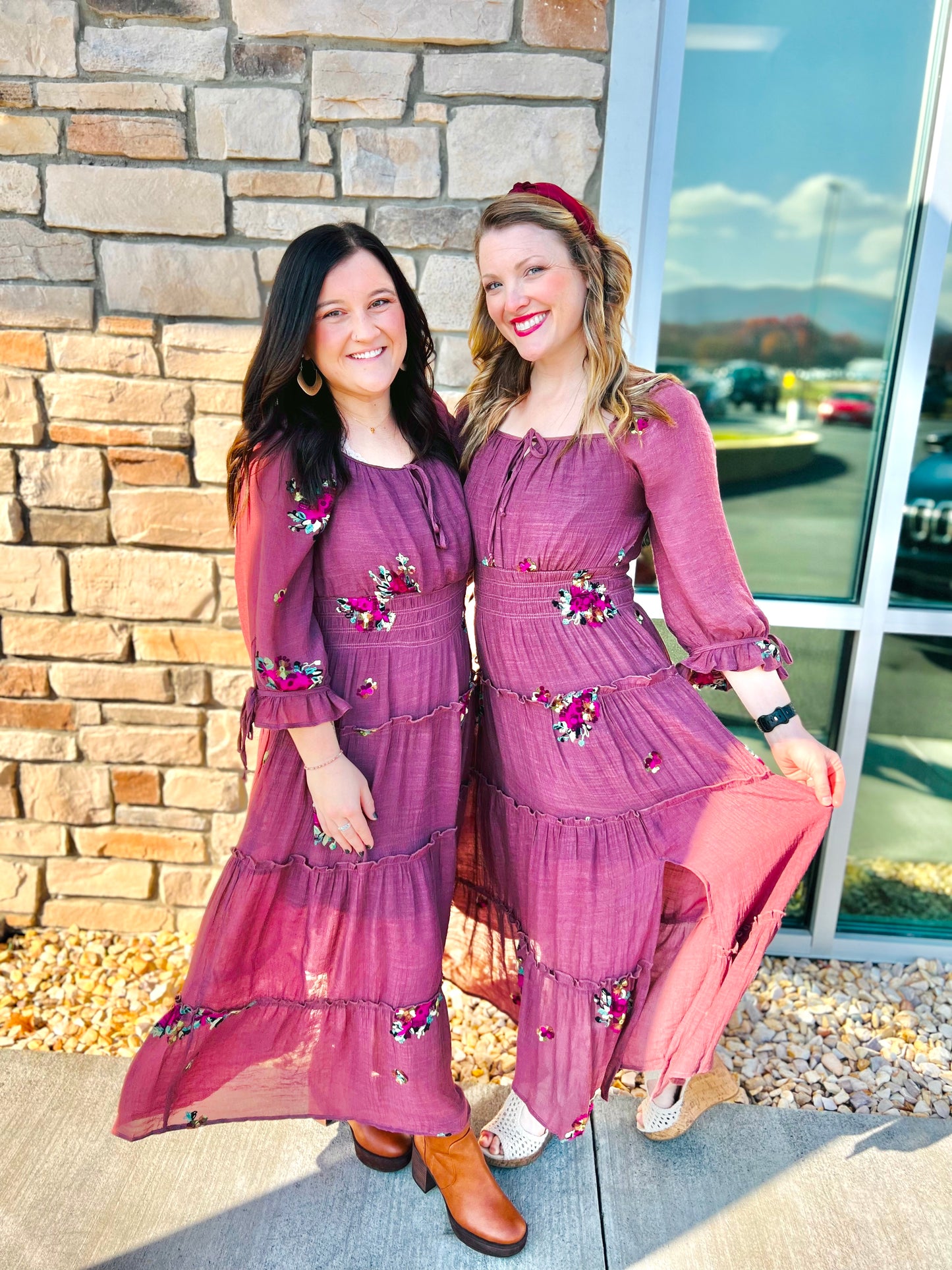 Water Into Wine Maxi Dress