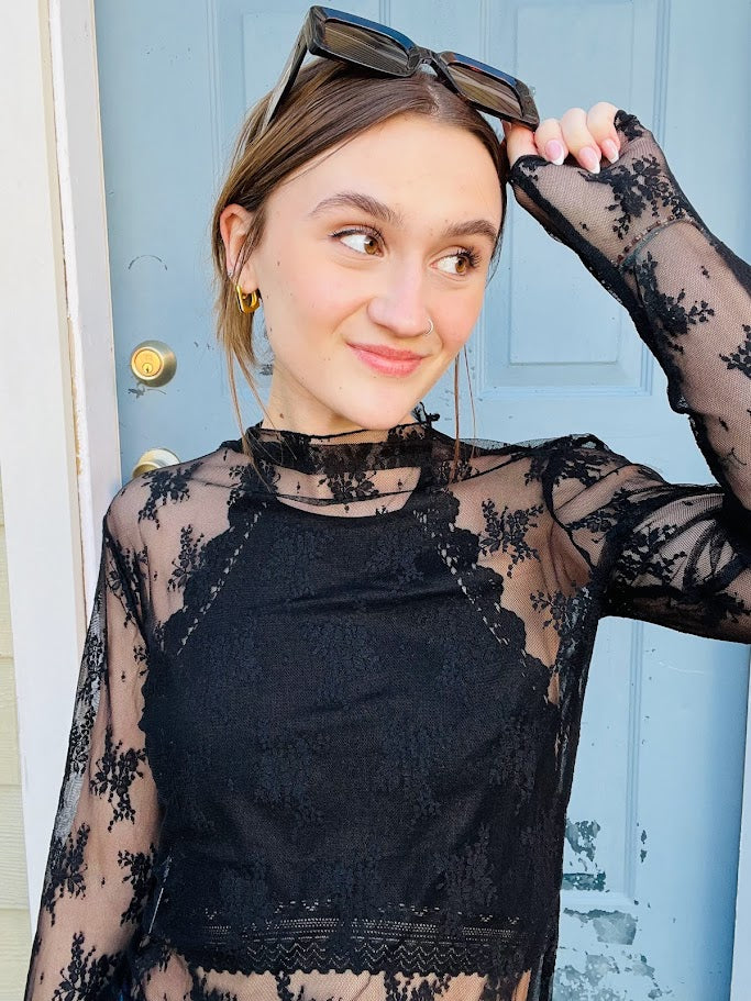 Lace It Up | Layering Top