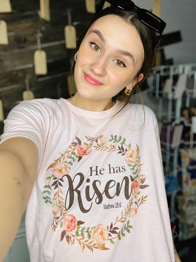 "He Has Risen" | Kiddos Graphic Tee