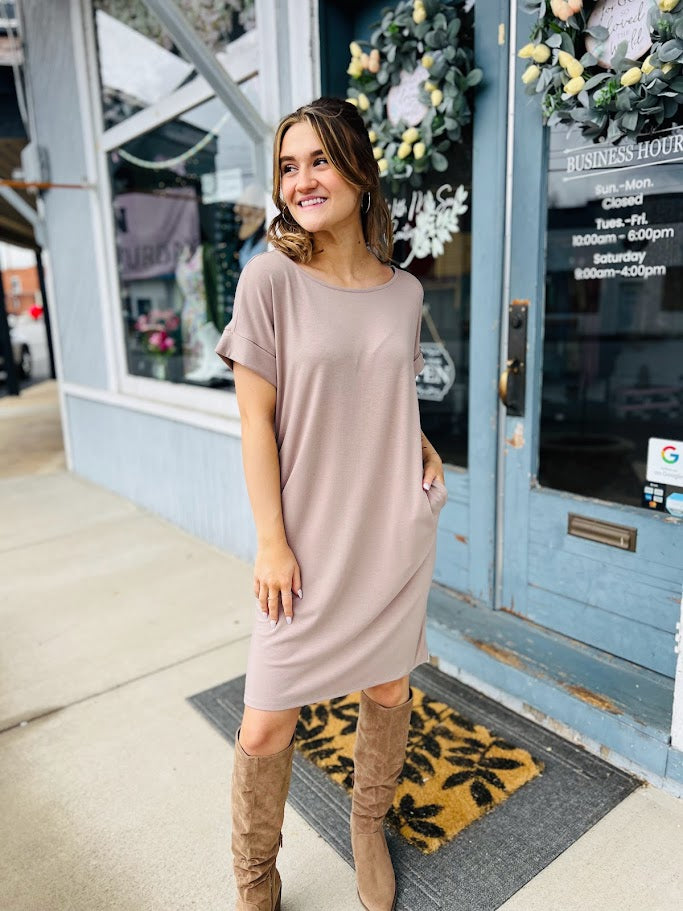 5 Days A Week U Neck Dress
