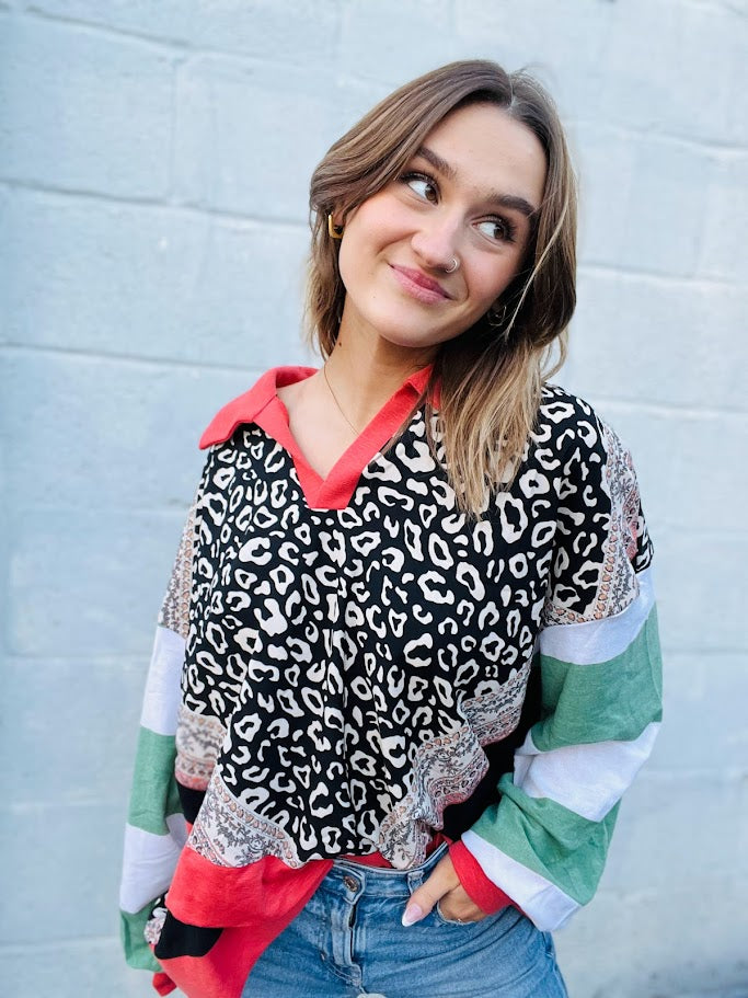 The Chaser | Collared Top