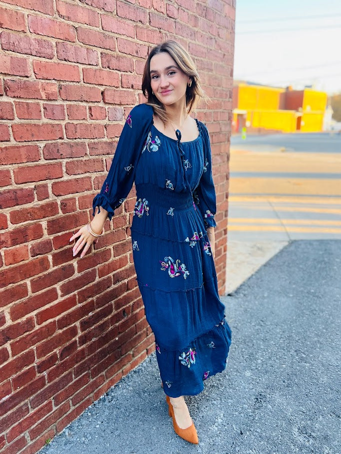 Water Into Wine Maxi Dress