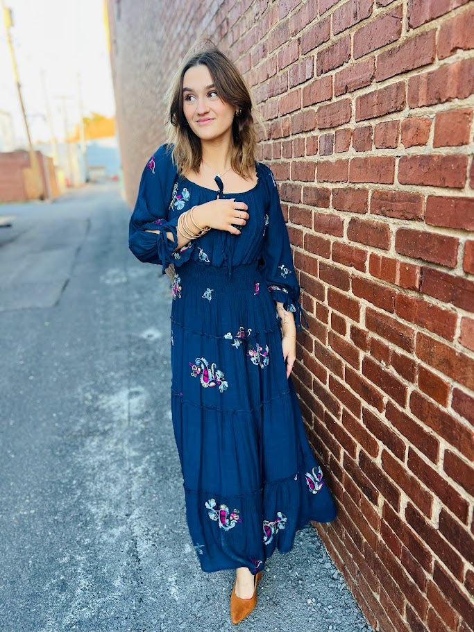 Water Into Wine Maxi Dress