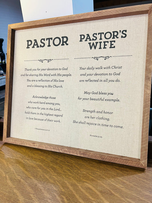 17x15 Pastor's Wife Decor