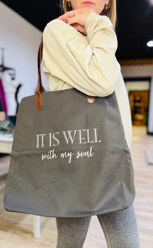 IT IS WELL WITH MY SOUL | Tote Bag
