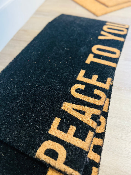 PEACE TO YOU | Door Mat
