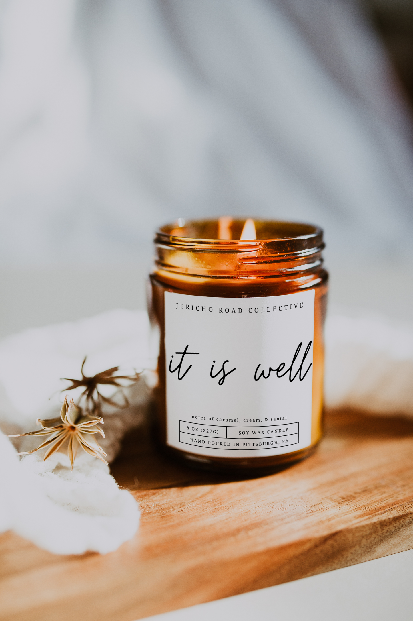 It Is Well Soy Wax Candle