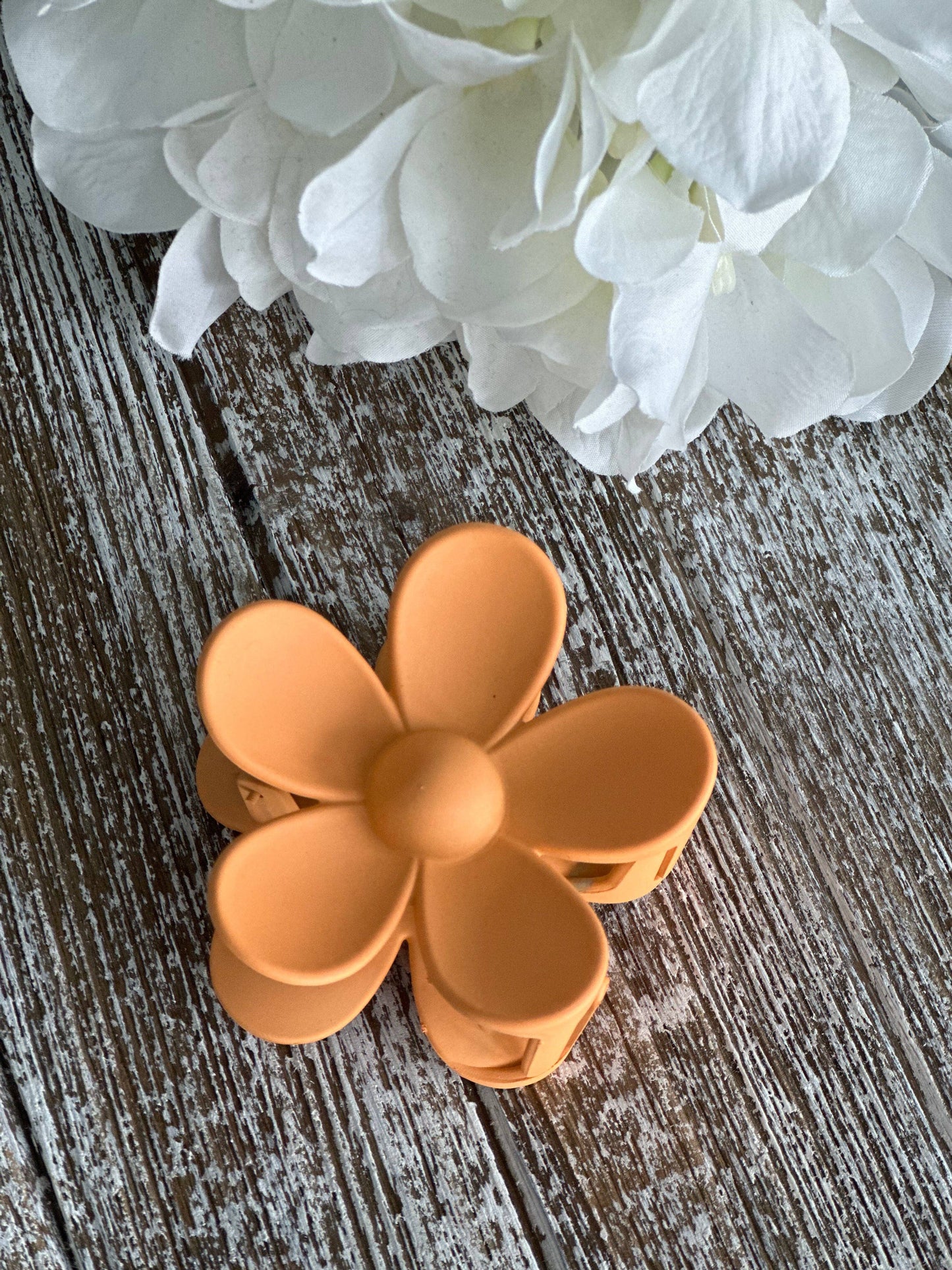 Flower Power | Hair Clip - Orange