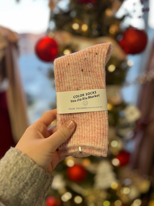 Winter Warm Cashmere Wool Women Socks