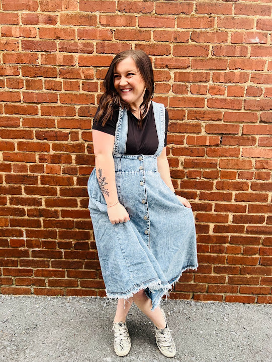Apple of My Eye | Denim Dress