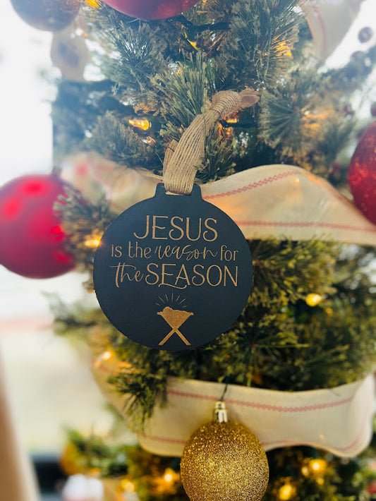 Jesus Is The Reason For The Season Ornament