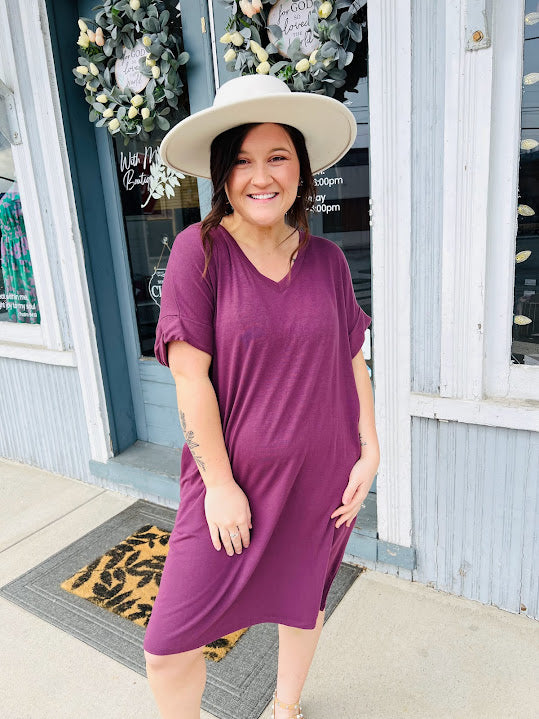 5 Days A Week V Neck Dress