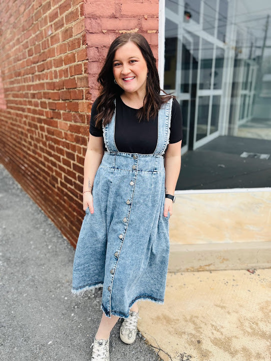 Apple of My Eye | Denim Dress