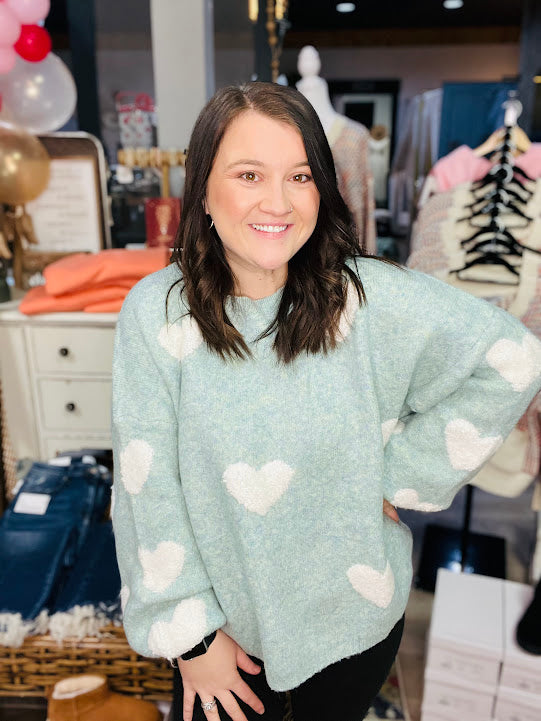 Lovely Heart Sweater