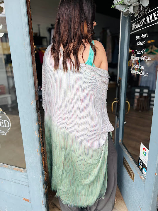 Ombre Multicolor Kimono