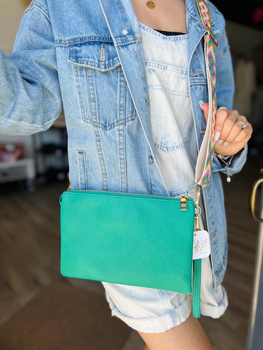 Izzy Crossbody - Kelly Green