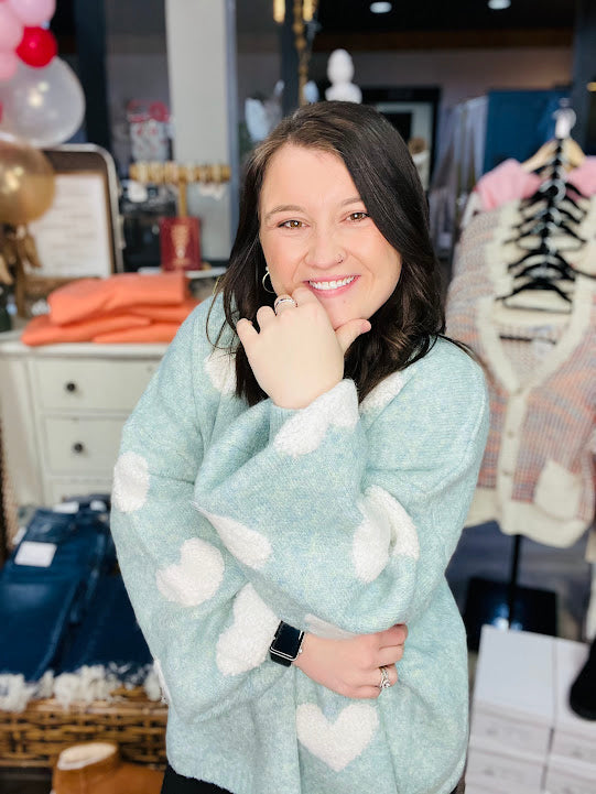 Lovely Heart Sweater