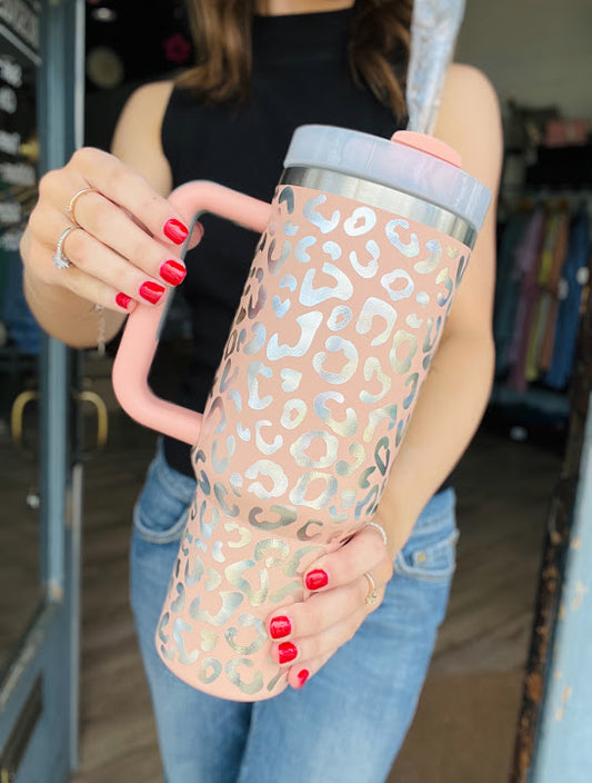Leopard Print | 40oz Stainless Steel Tumbler