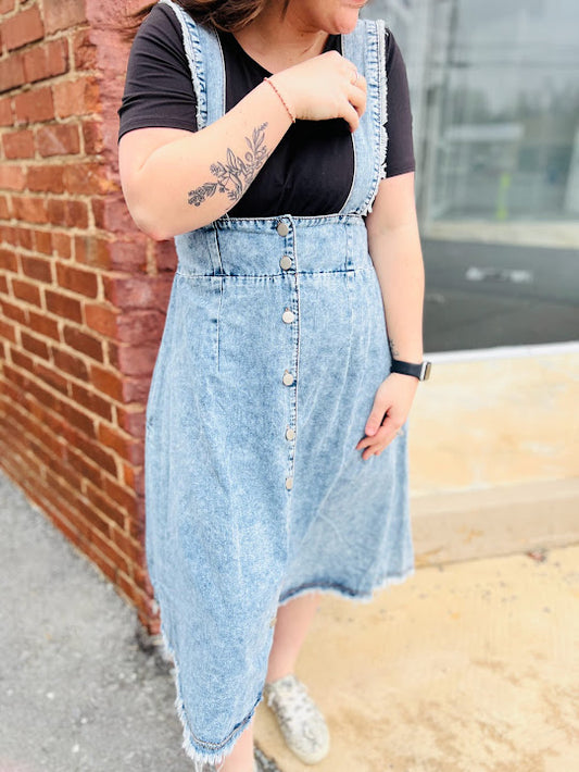 Apple of My Eye | Denim Dress