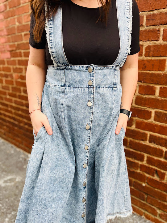 Apple of My Eye | Denim Dress