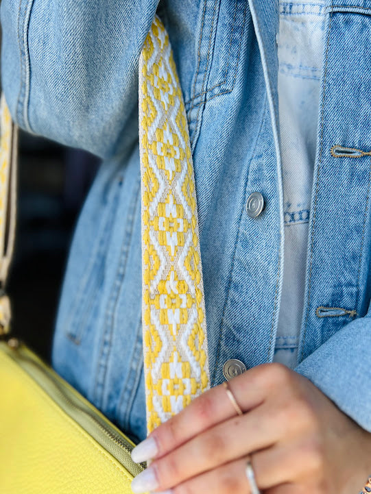 Izzy Crossbody - Pastel Yellow