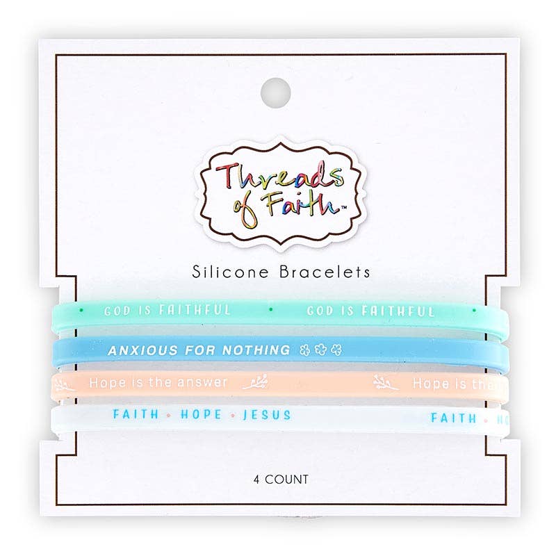 God Is Faithful | Silicone Bracelet