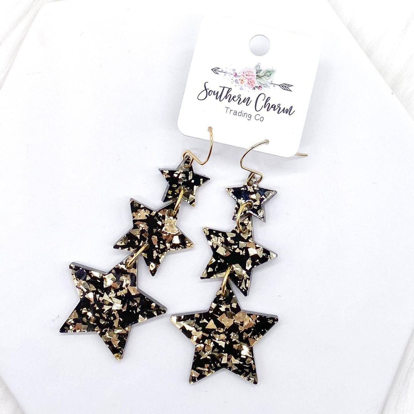 Happy New Year | Acrylic Earrings