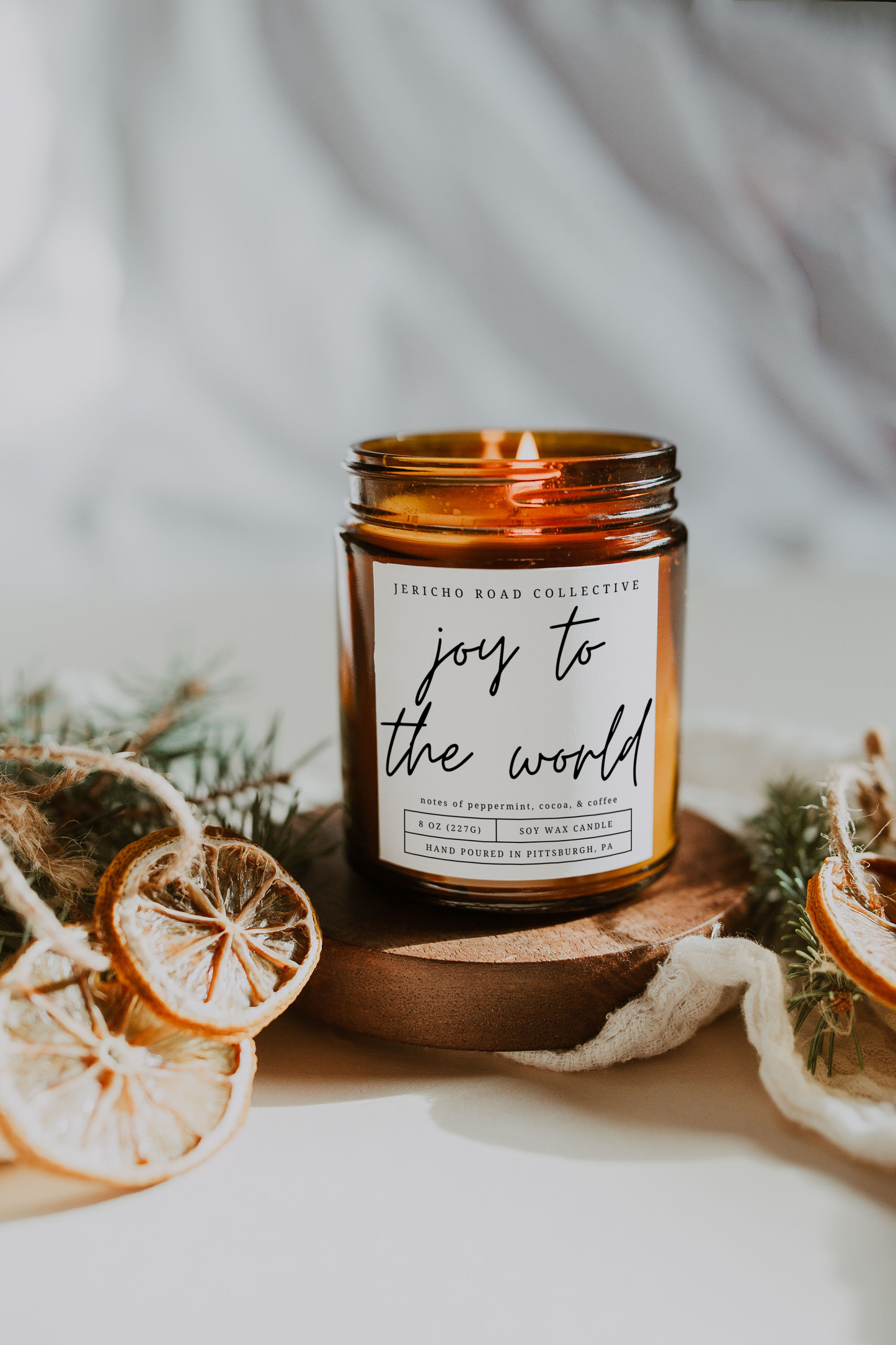 Joy to the World Soy Wax Candle