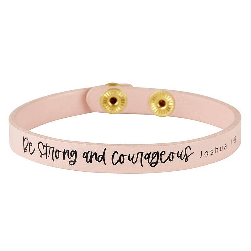 Be Strong & Courageous Bracelt