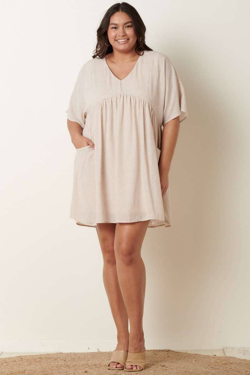 Leopard Babydoll Dress | Curvy